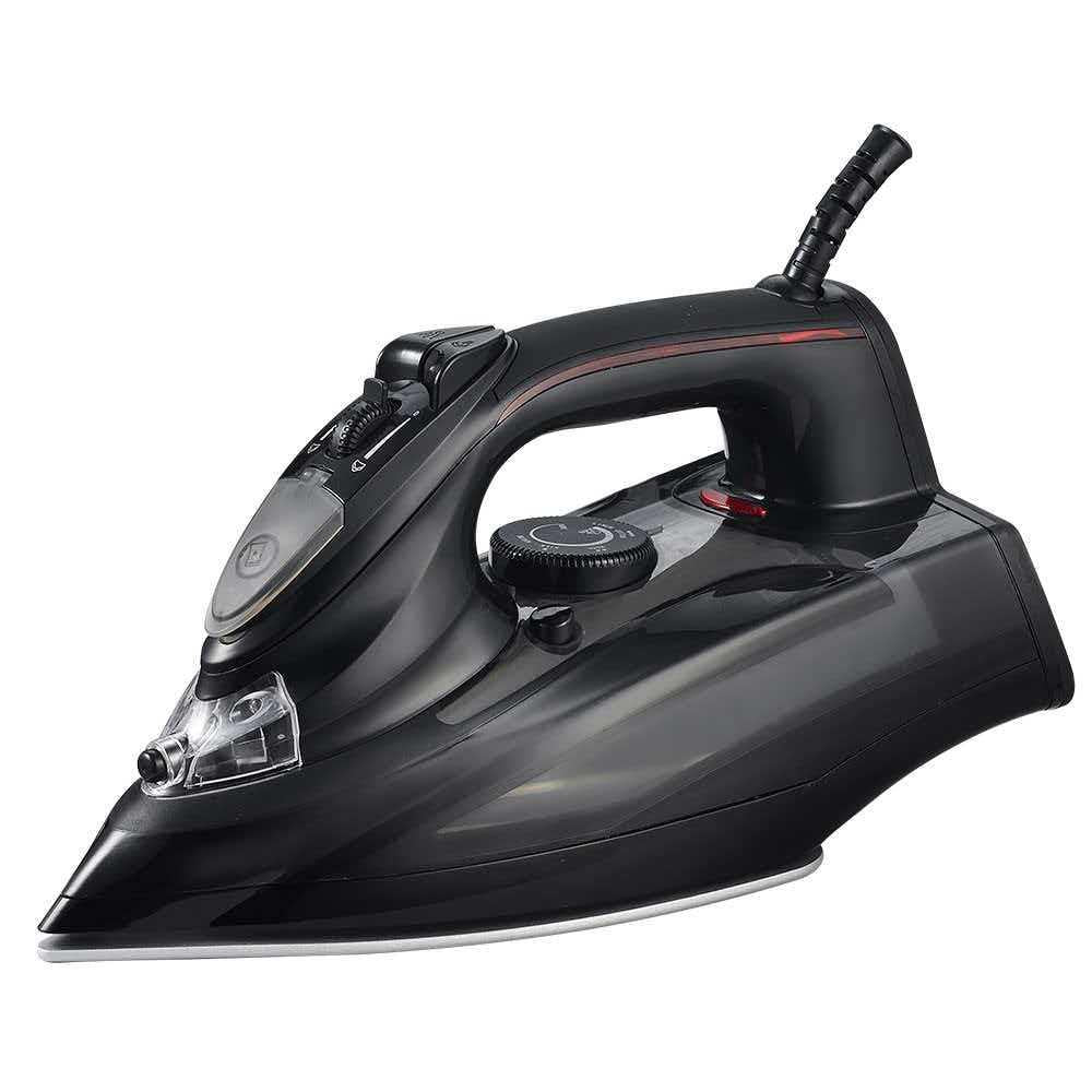 Steam Electric Iron with Ceramic Soleplate & Adjustable Temperature Control