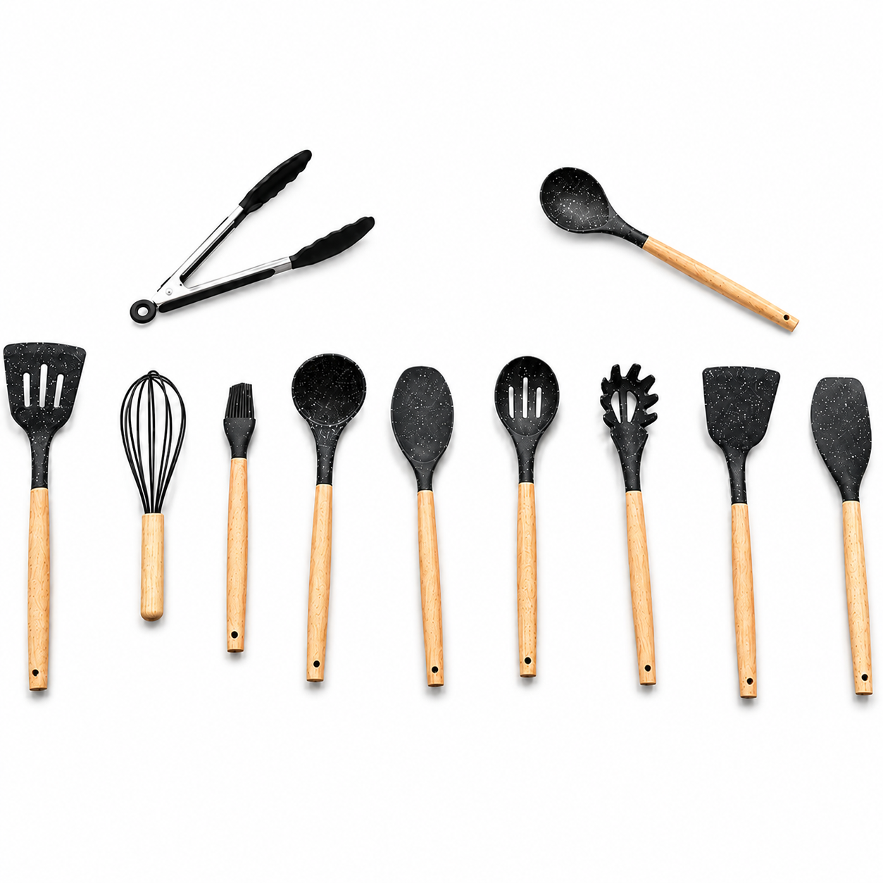 11-Piece Silicone Cooking Utensils Set For Retail & Wholesale