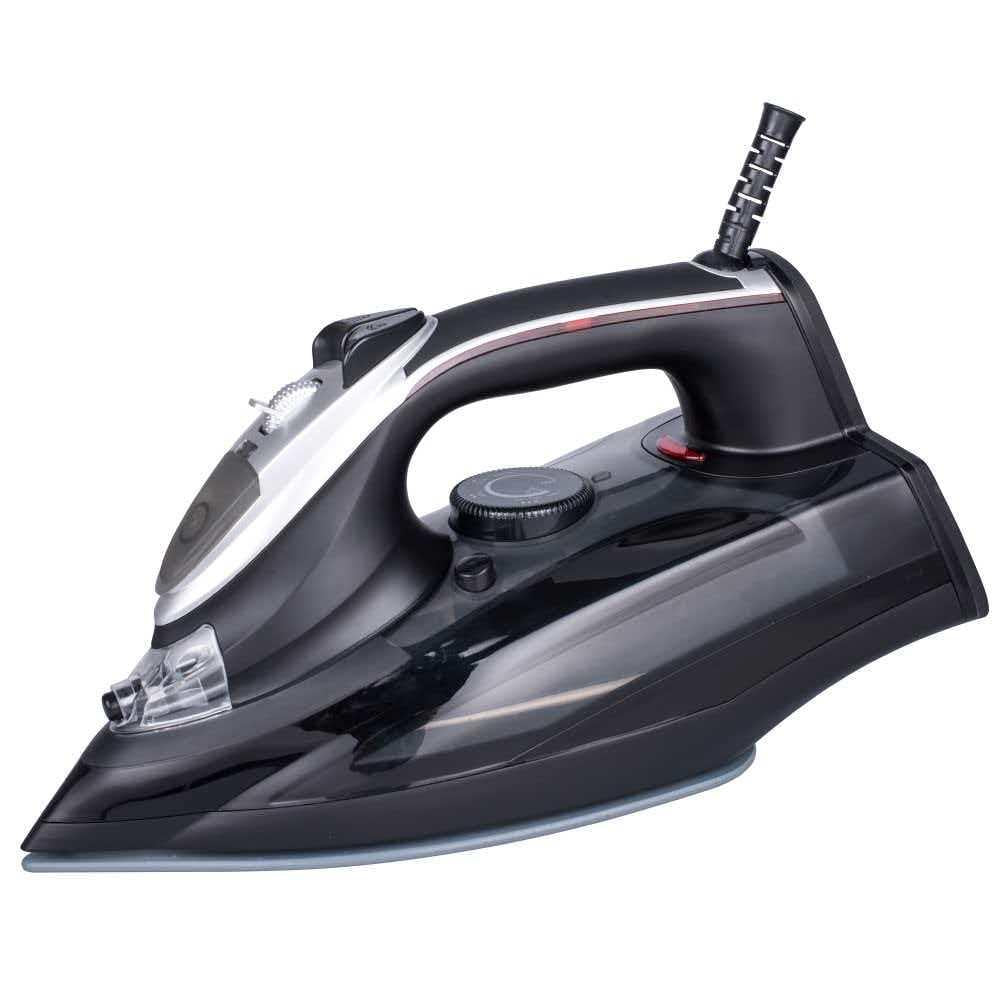Steam Electric Iron with Ceramic Soleplate & Adjustable Temperature Control