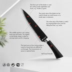 6-Piece Kitchen Knife Set with Scissors & Peeler