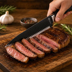 6-Piece Kitchen Knife Set with Scissors & Peeler