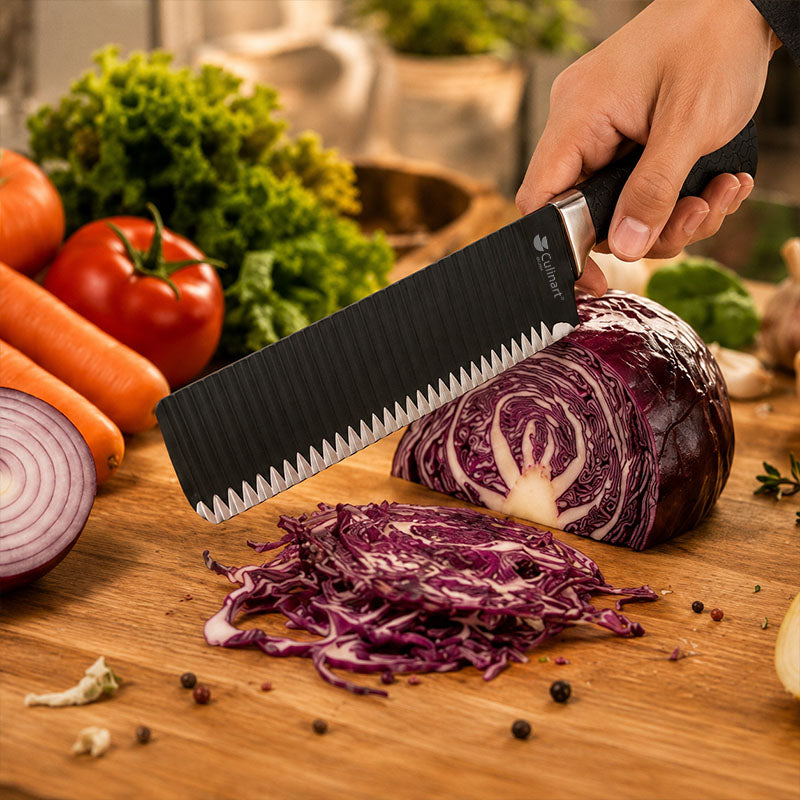 6-Piece Kitchen Knife Set with Scissors & Peeler