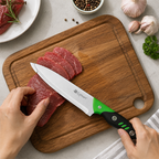 7-Inch Stainless Steel Kitchen Knife with Plastic Handle