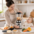 Stainless Steel Juicer Blender with Grinding Cup