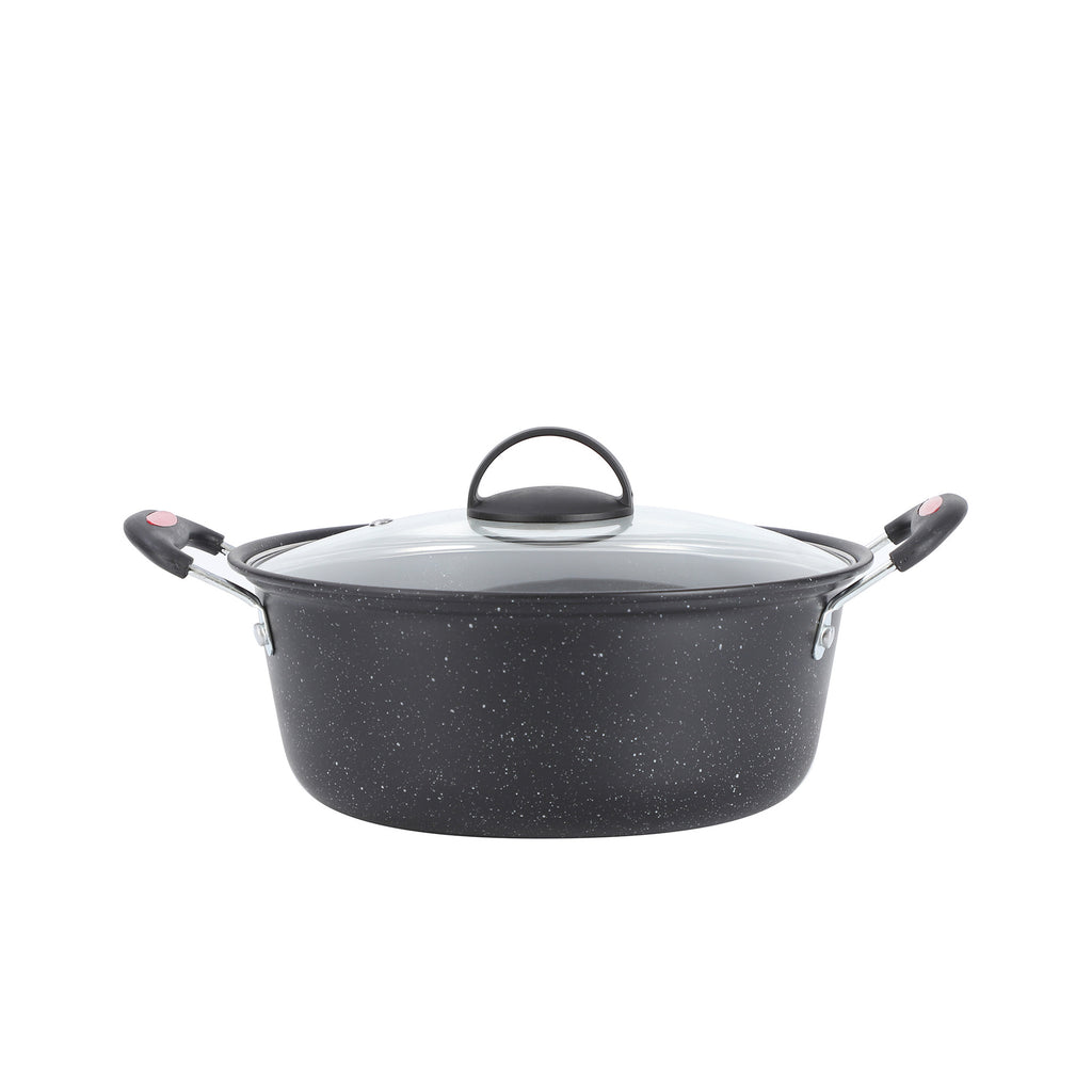 3-Piece Non-Stick Cookware Set with Glass Lid