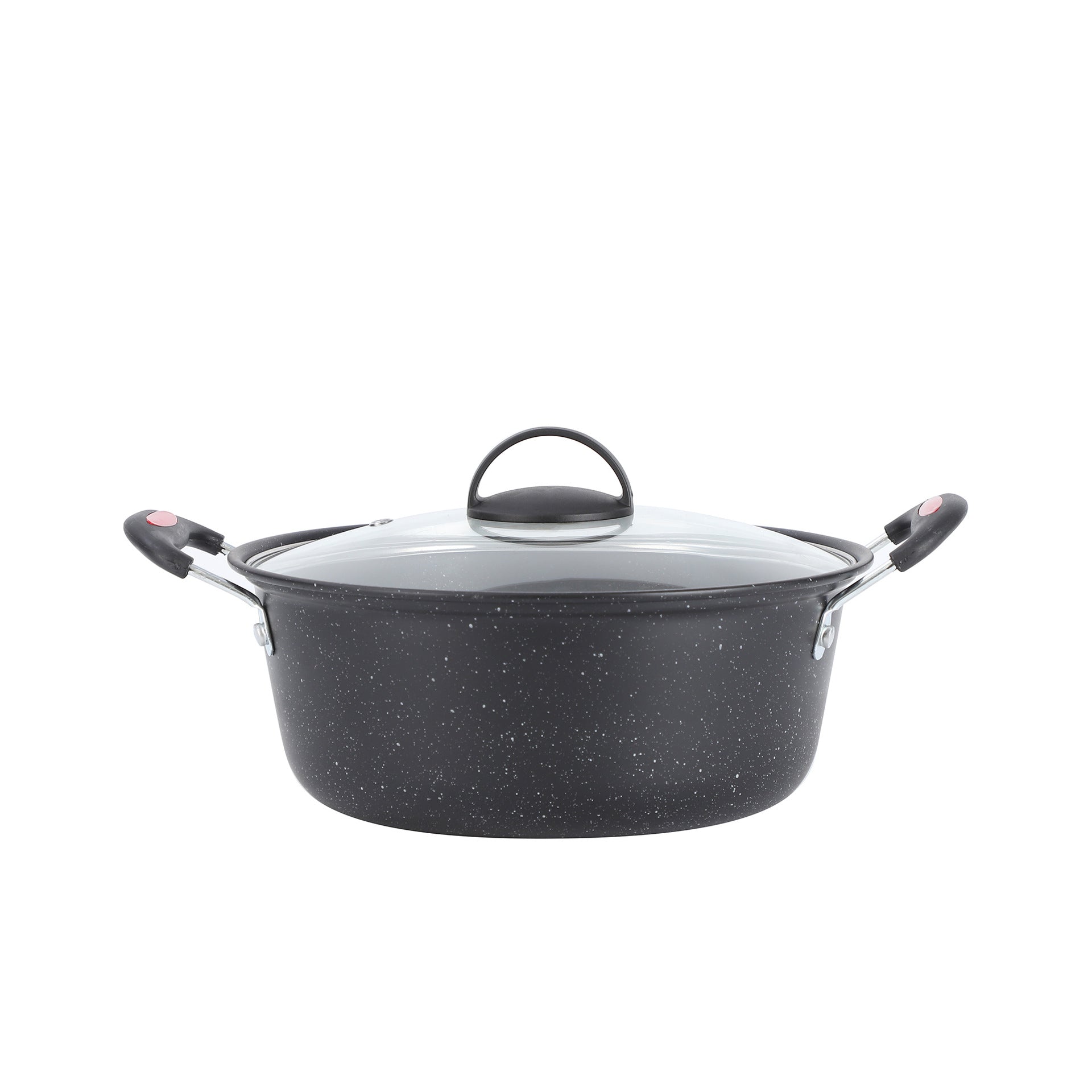3-Piece Non-Stick Cookware Set with Glass Lid
