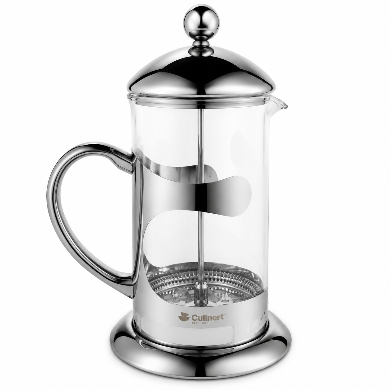 Classic French Press Coffee Maker with Heat Resistant Glass For Retail & Wholesale