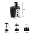 Culinart Multi-Function 4-in-1 Juice Extractor with Blender & Grinder Attachments