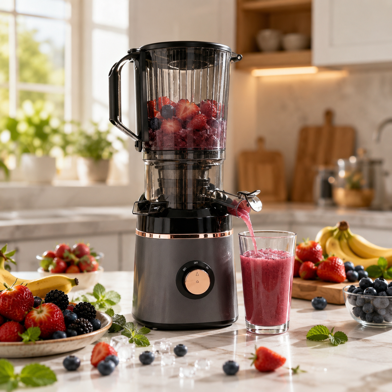 Slow Juicer Machine with Low Speed Extraction Technology
