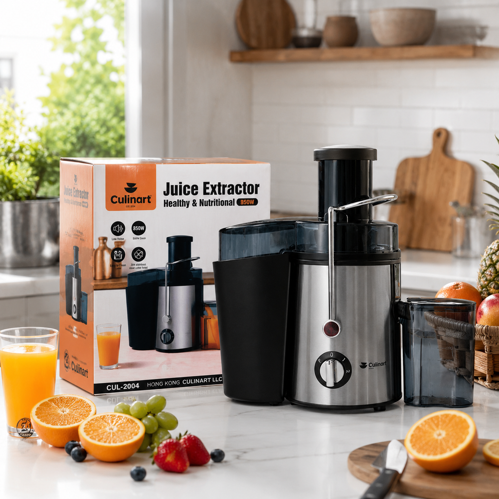 Juice Extractor Machine 850W with Stainless Steel Body