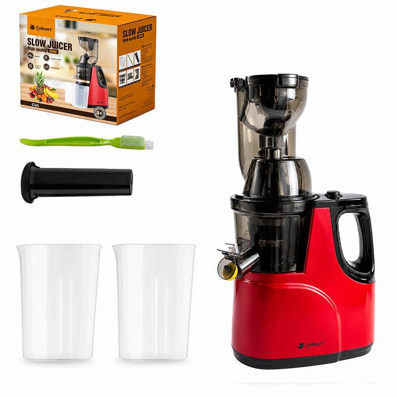 Extracteur de jus lent 250 W | Solution d'extraction de jus à froid pour les marchés mondiaux