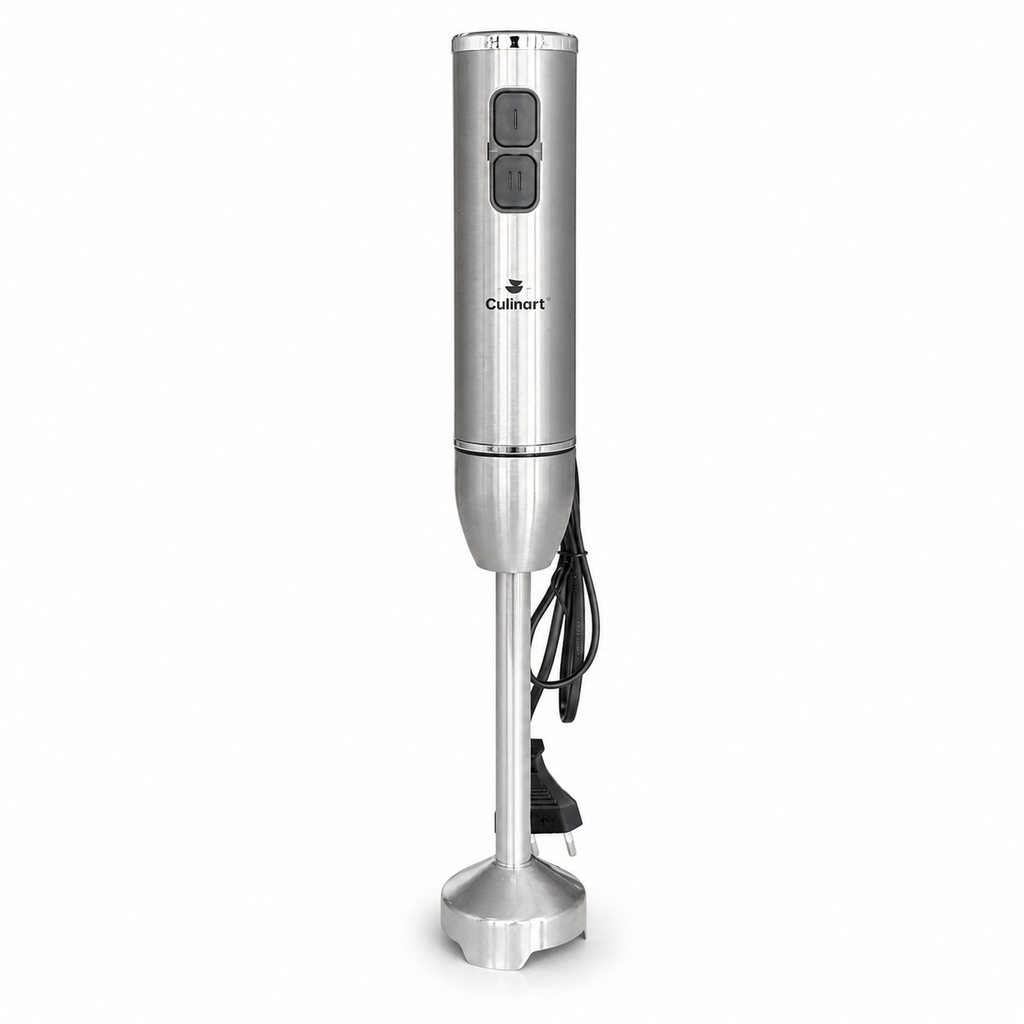 Culinart 4-in-1 Stainless Steel Immersion Hand Blender with Chopper & Whisk