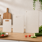 Premium Natural Straw Cutting Board Collection