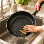 Non-Stick Deep Fry Pan with Glass Lid