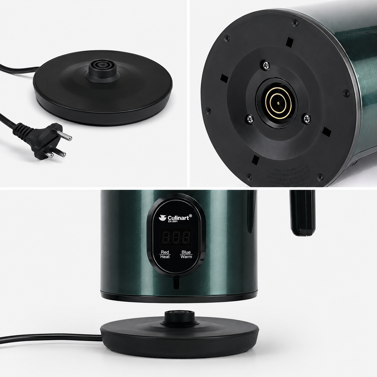 1.6L Temperature Control Kettle with Stainless Steel Inner Tank