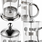 Classic French Press Coffee Maker with Heat Resistant Glass For Retail & Wholesale