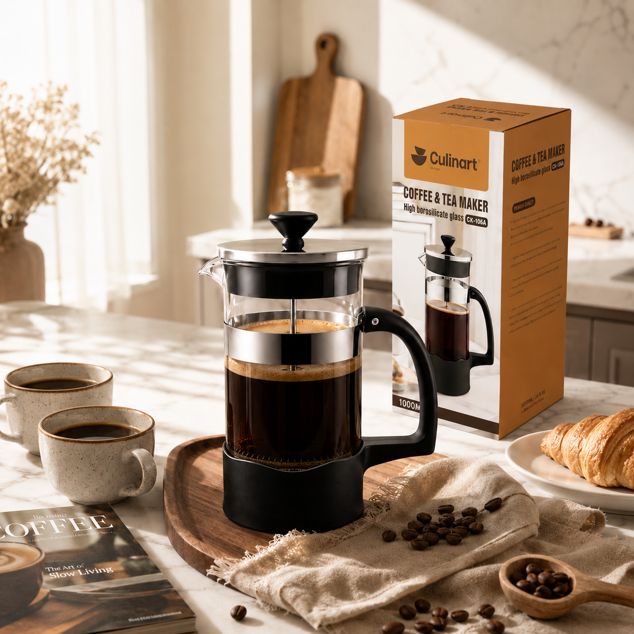 Modern French Press Coffee Maker For Retail & Wholesale