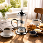 Classic French Press Coffee Maker with Heat Resistant Glass For Retail & Wholesale