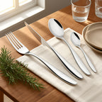 Stainless Steel Cutlery Set 4-Piece Modern Tableware Set