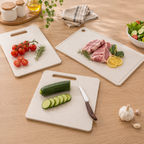 Premium Natural Straw Cutting Board Collection