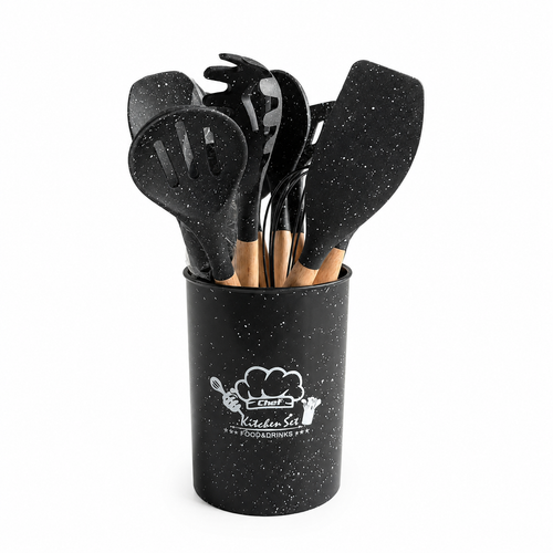 11-Piece Silicone Cooking Utensils Set For Retail & Wholesale