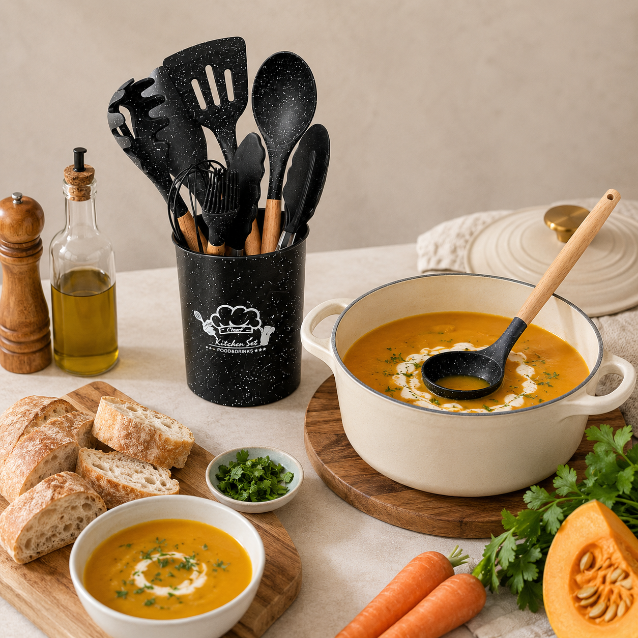 11-Piece Silicone Cooking Utensils Set For Retail & Wholesale