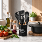 11-Piece Silicone Cooking Utensils Set For Retail & Wholesale