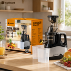 250W Slow Juicer – High-Yield Cold Press Juice Extractor