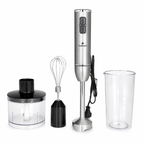 Culinart 4-in-1 Stainless Steel Immersion Hand Blender with Chopper & Whisk