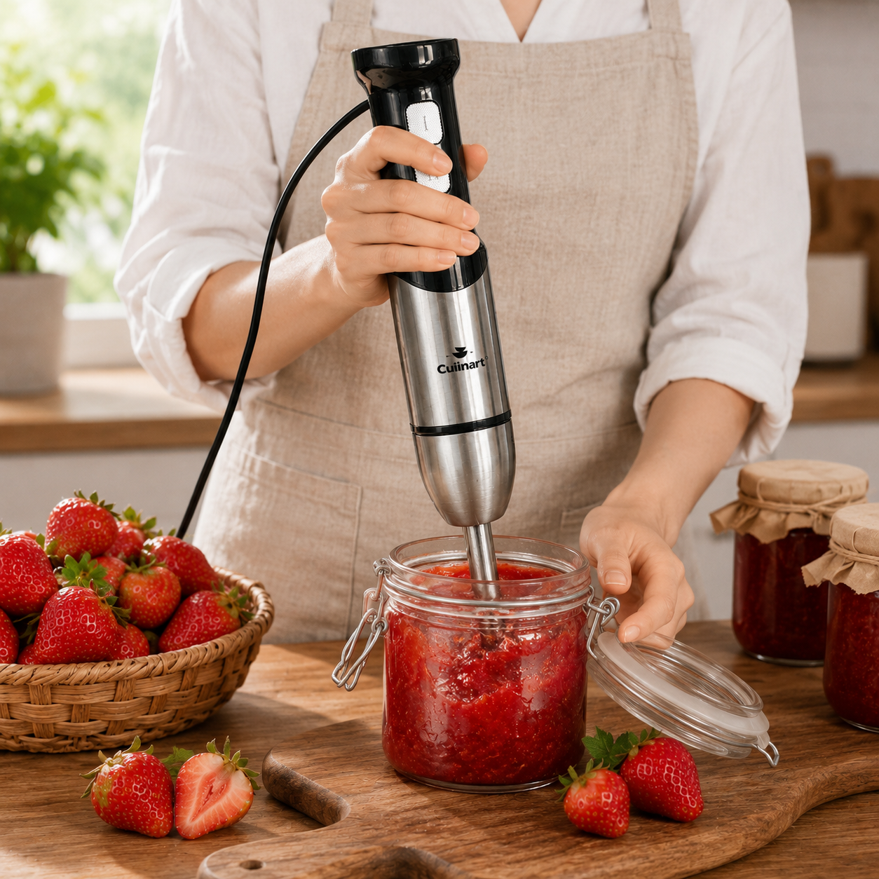Culinart 300W Electric Hand Blender with Stainless Steel Shaft & Multi-Accessory Kitchen Set