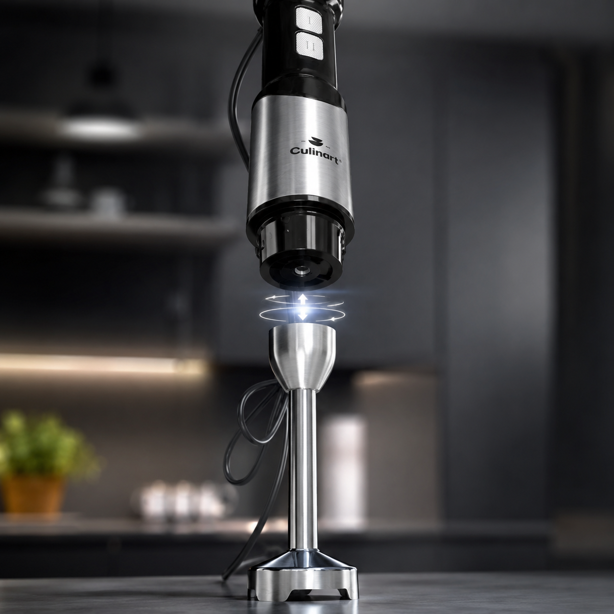 Culinart 300W Electric Hand Blender with Stainless Steel Shaft & Multi-Accessory Kitchen Set