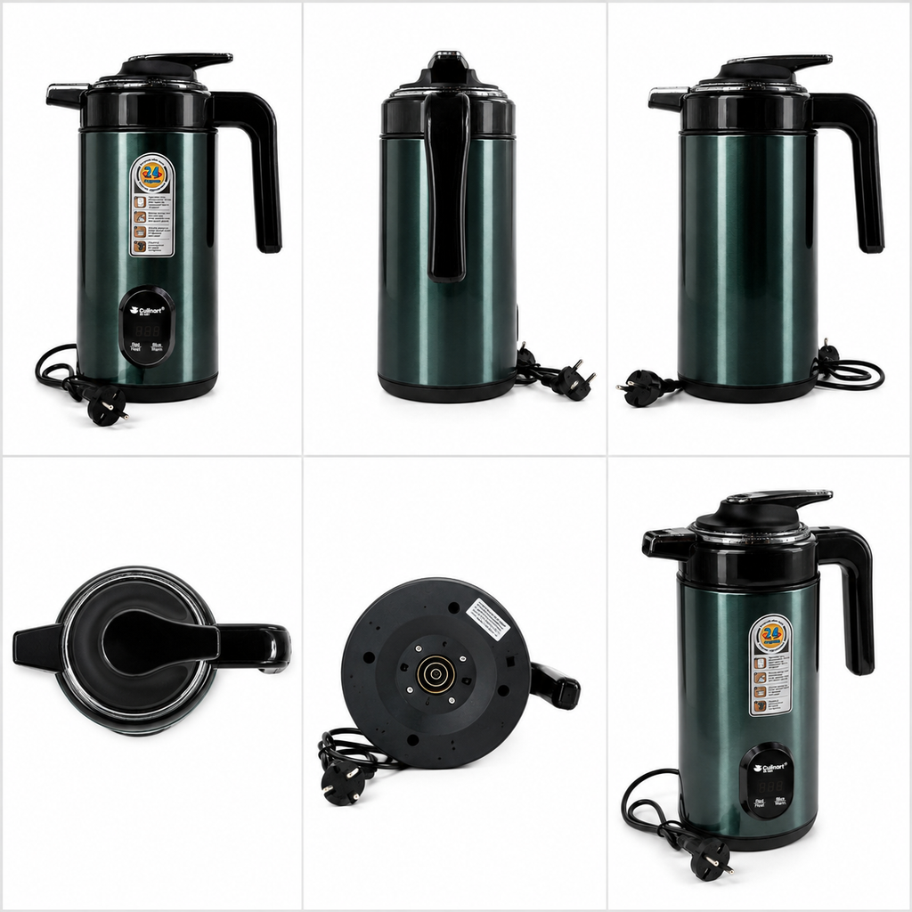1.6L Temperature Control Kettle with Stainless Steel Inner Tank
