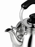 Bouilloire sifflante classique en acier inoxydable pour la vente au détail et en gros